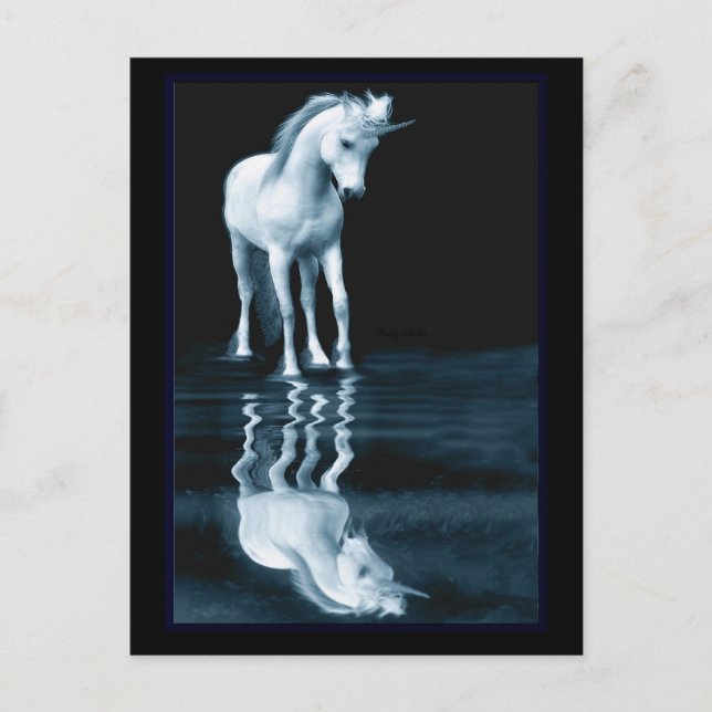 postales de reflejos de unicornio (Anverso)
