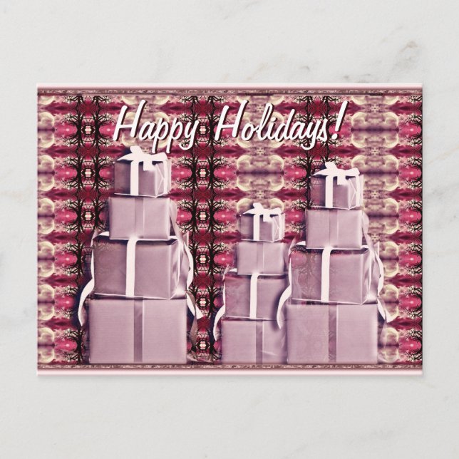 Postales de regalos de vacaciones (Anverso)