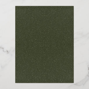 Postales de Relieve metalizado verde de Moss textu