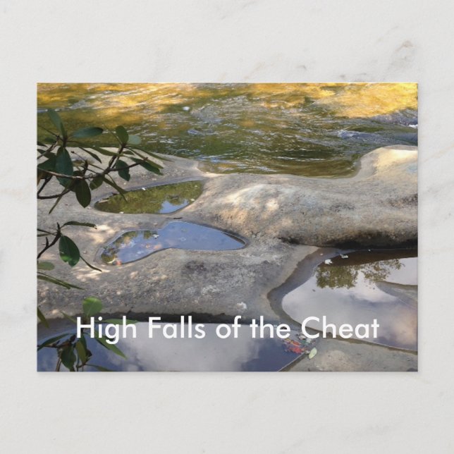 Postales de Rock Butfly de High Falls Cheat River  (Anverso)