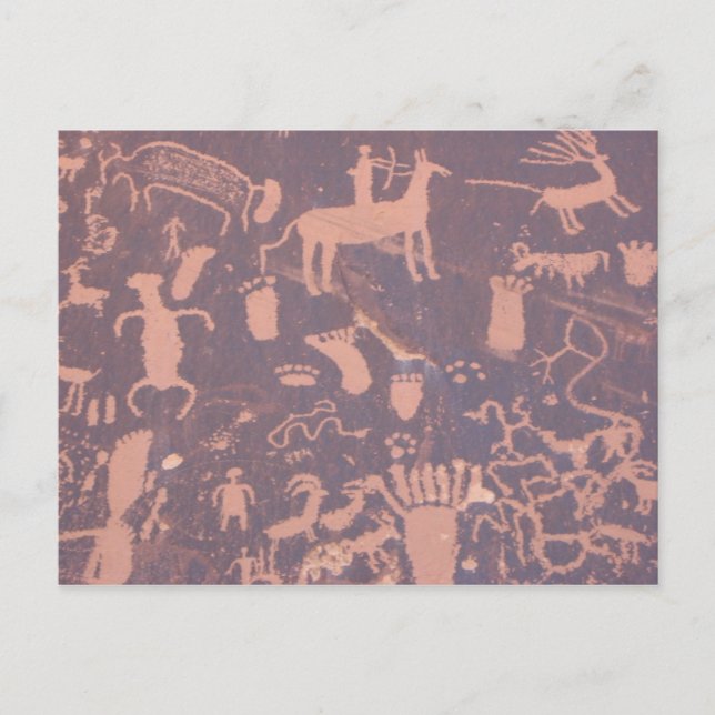 Postales de rock de los petroglifos (Anverso)