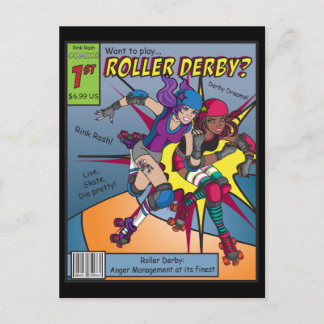 Postales de Roller Derby Comic