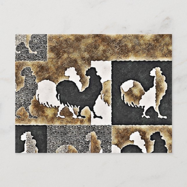 Postales de Rooster Vintage (Anverso)