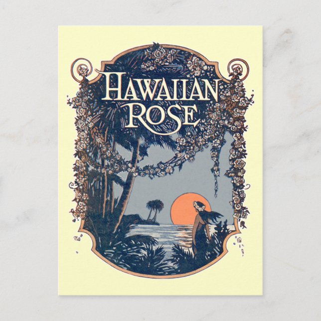 Postales de Rosa de Hawái (Anverso)