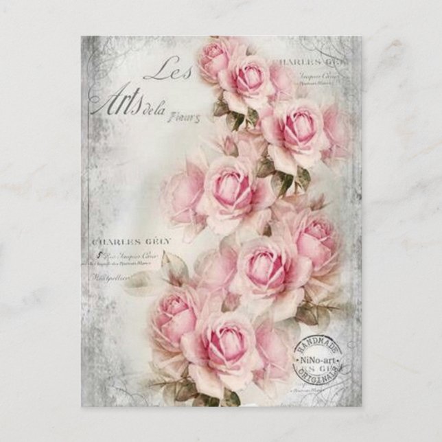 Postales de Rosas del siglo XIX (Anverso)