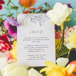 Postales de RSVP de Boda de Bouquet