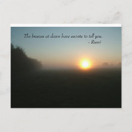 Postales de Rumi 'Las brisas al amanecer'