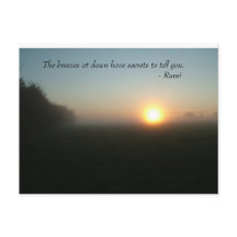 Postales de Rumi 'Las brisas al amanecer'