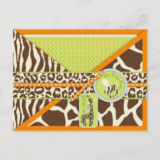Postales de Safari Boy Naranja