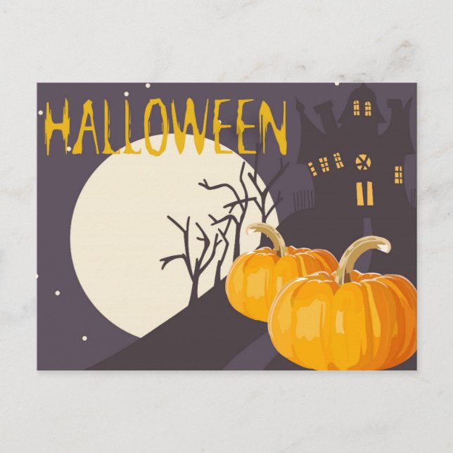 Postales de saludos de Halloween (Anverso)