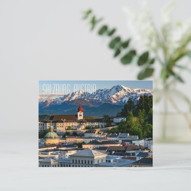 Postales de Salzburgo, Austria (Anverso de pie)