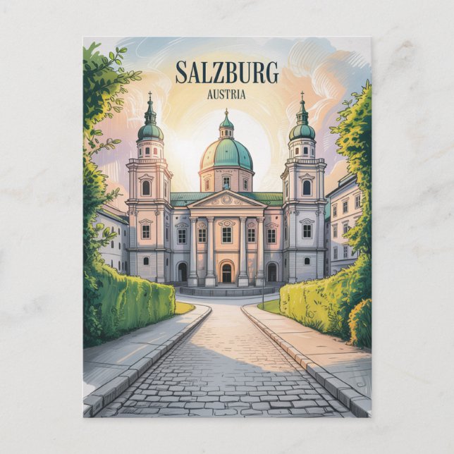 Postales de Salzburgo Austria (Anverso)