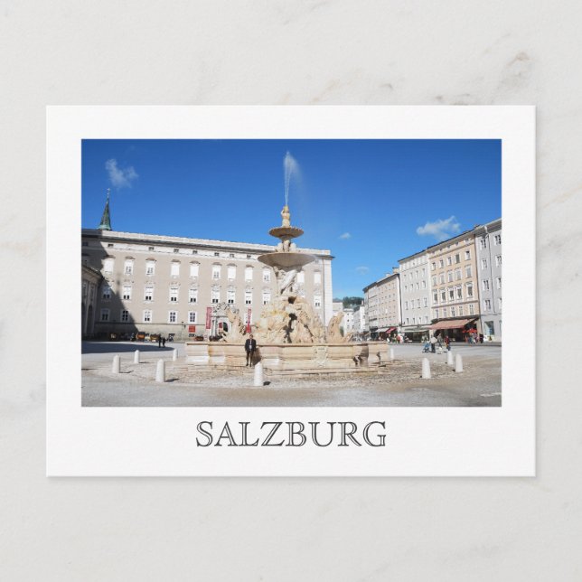 Postales de Salzburgo, Austria (Anverso)