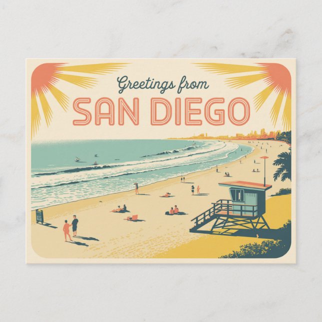 Postales de San Diego | Saludos desde (Anverso)