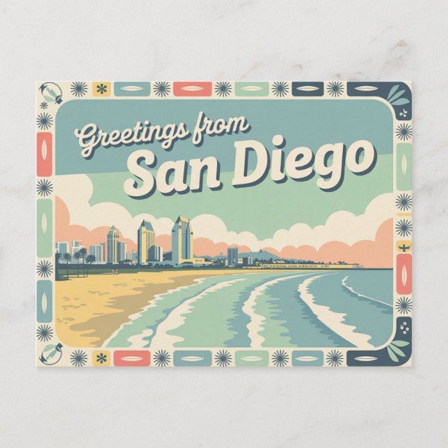 Postales de San Diego | Saludos desde (Anverso)