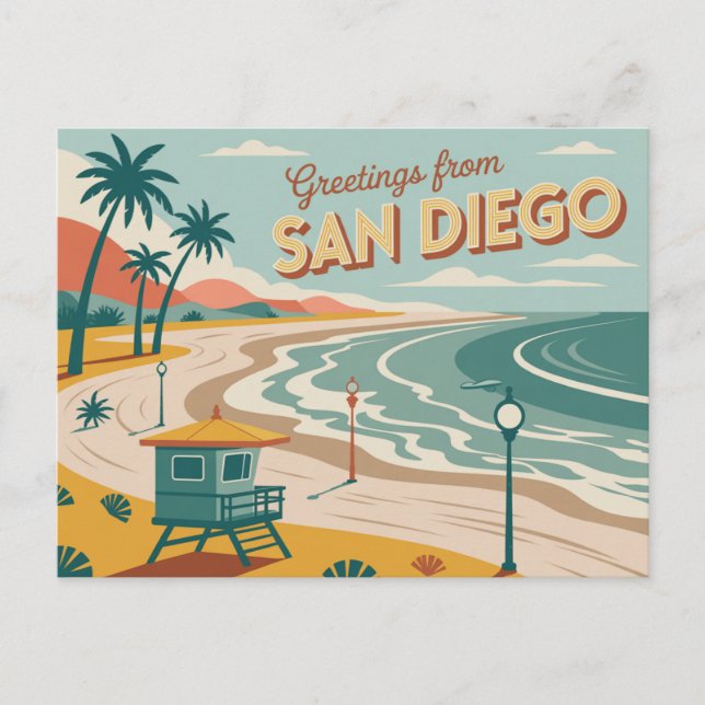 Postales de San Diego | Saludos desde (Anverso)
