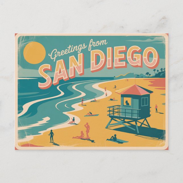Postales de San Diego | Saludos desde (Anverso)