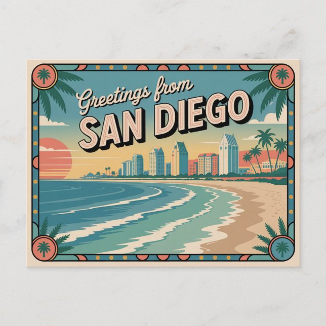 Postales de San Diego | Saludos desde (Anverso)