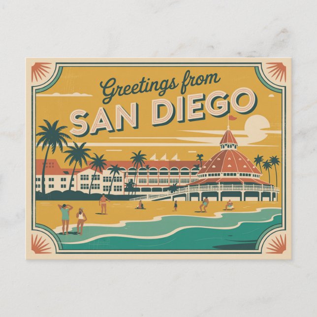 Postales de San Diego | Saludos desde (Anverso)
