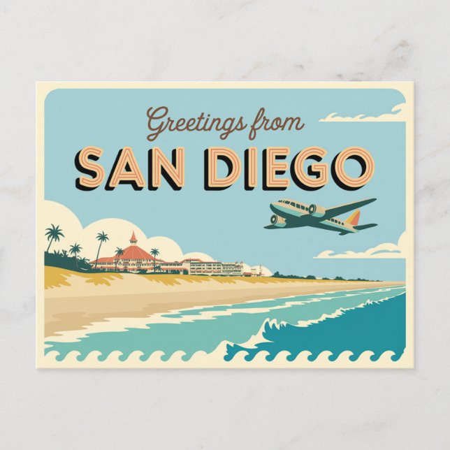 Postales de San Diego | Saludos desde (Anverso)