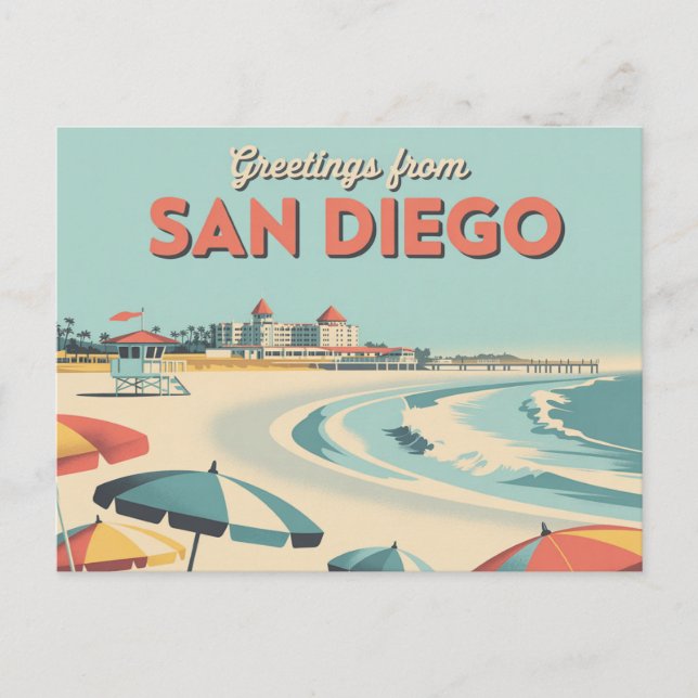 Postales de San Diego | Saludos desde (Anverso)