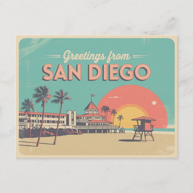 Postales de San Diego | Saludos desde (Anverso)