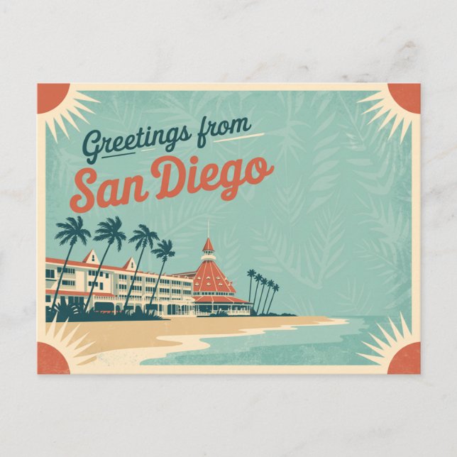 Postales de San Diego | Saludos desde (Anverso)