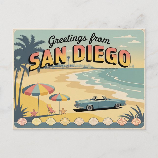 Postales de San Diego | Saludos desde (Anverso)
