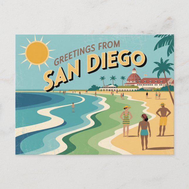 Postales de San Diego | Saludos desde (Anverso)
