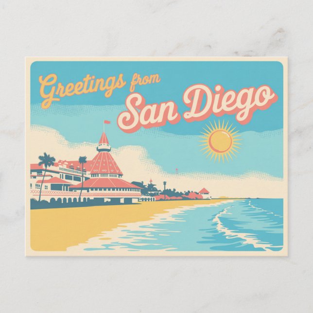 Postales de San Diego | Saludos desde (Anverso)