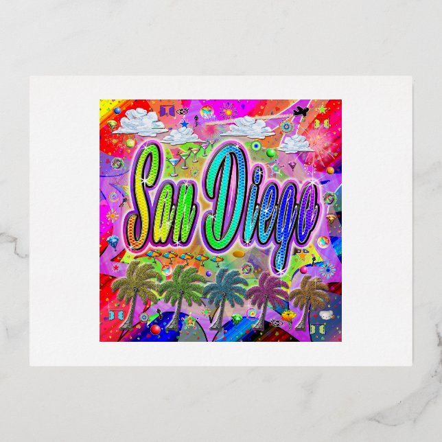 Postales de San Diego Vista Express (Anverso)