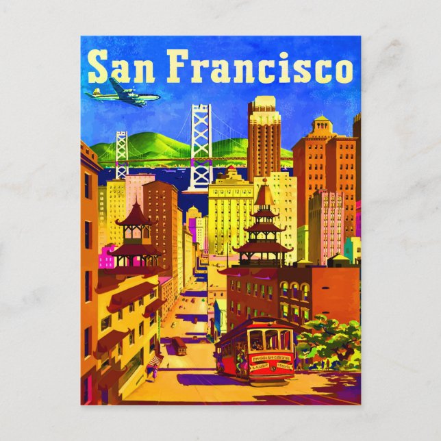 Postales de San Francisco California (Anverso)