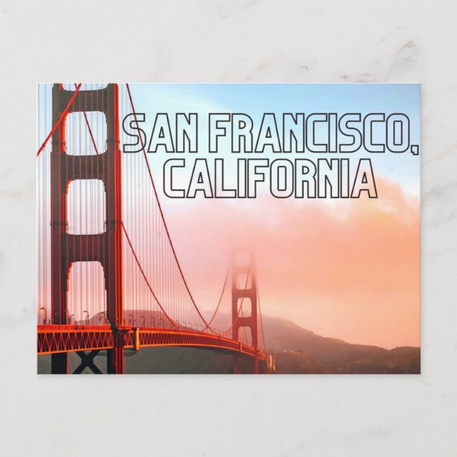 Postales de San Francisco California (Anverso)