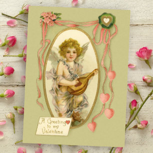 Postales de San Valentín de Cherub Vintage