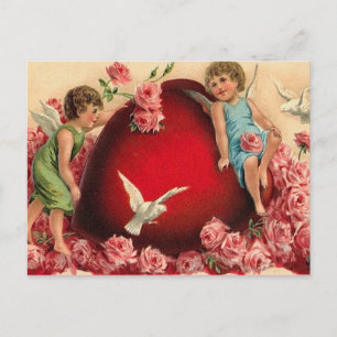 Postales de San Valentín de Corazón Vintage