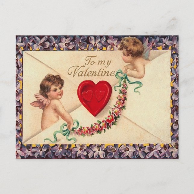 Postales de San Valentín de época (Anverso)