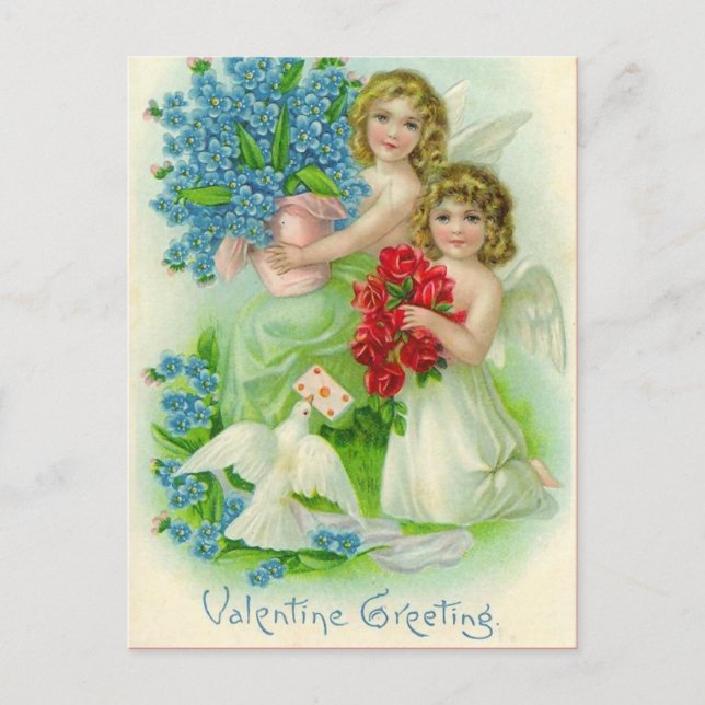 Postales de San Valentín de época (Anverso)