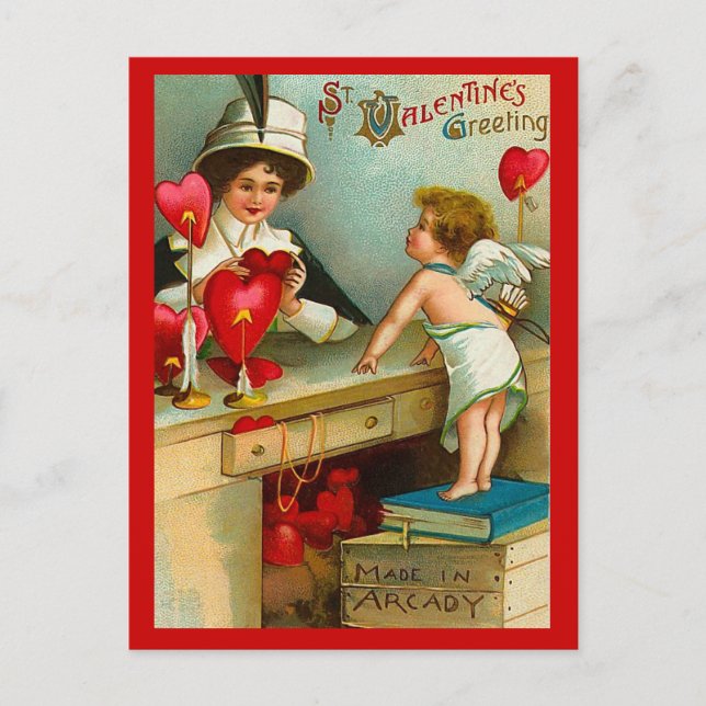 Postales de San Valentín de época (Anverso)