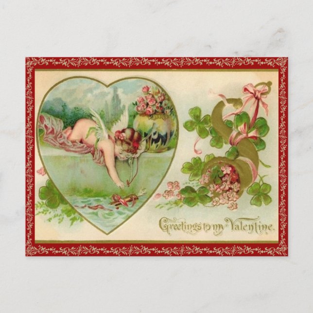 Postales de San Valentín de época (Anverso)