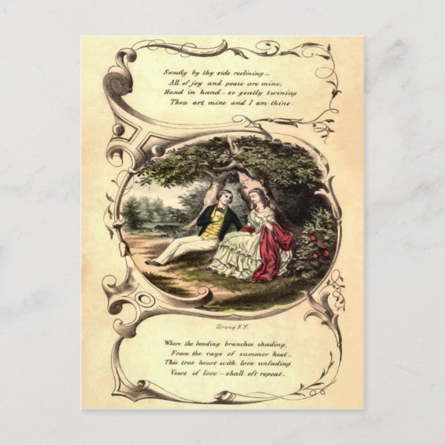 Postales de San Valentín de época (Anverso)