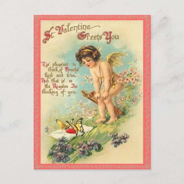 Postales de San Valentín de época (Anverso)
