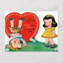 Postales de San Valentín de Fiesta Vintage Retro