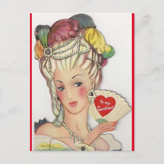 Postales de San Valentín de la Vieja Dama del Sigl (Anverso)