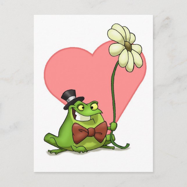 Postales de San Valentín de rana (Anverso)
