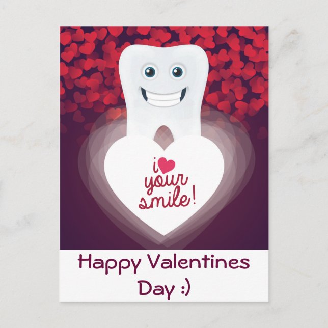 Postales de San Valentín dental (Anverso)