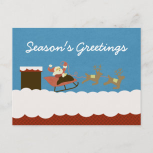 Postales de Santa y Navidades de renos