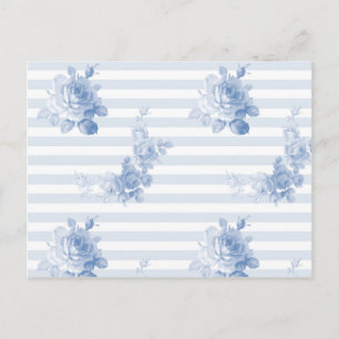 Postales de "Seaside Garden Stripe" en arándano