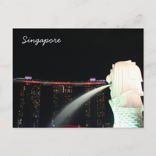 Postales de Sentosa Marina Bay Singapur (Anverso)