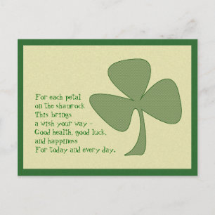 Postales de Shamrock del Día de San Patricio