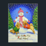 Postales de SharPei<br><div class="desc">¡Estas postales harían fabulosos saludos de Navidad! Busquen los sellos correspondientes en mi tienda.</div>
